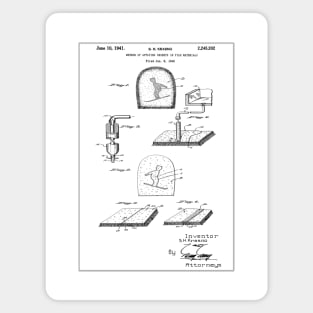 Samuel Krasno Mitten Patent. 1941 Magnet